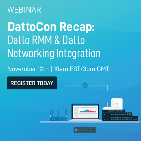 Join our in person RMM product training at DattoCon19.